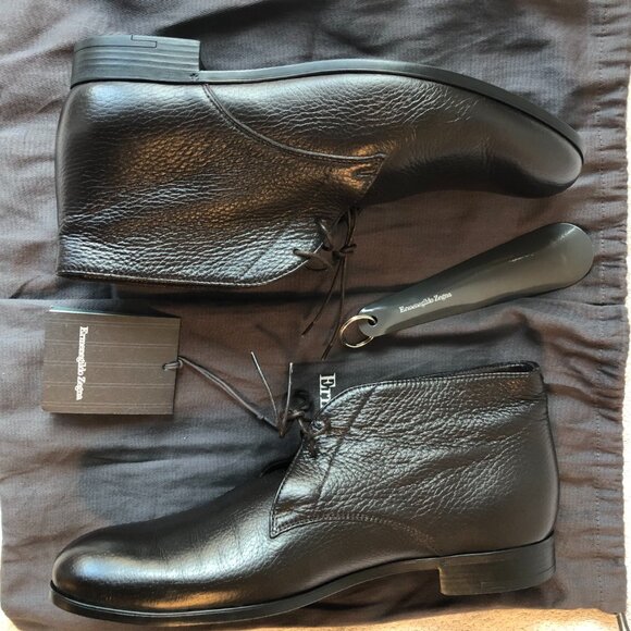 Ermenegildo Zegna Boots Dark Brown (Demi/Chukka) 9US main image 8